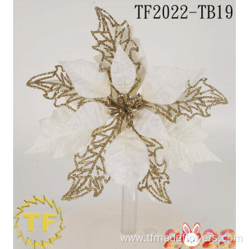Artificial Christmas Flower Head for Decoration